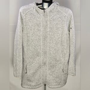 L.L. Bean Hooded‎ Heathered Fleece Full Zip Gorpcore Outdoor Jacket, 1X